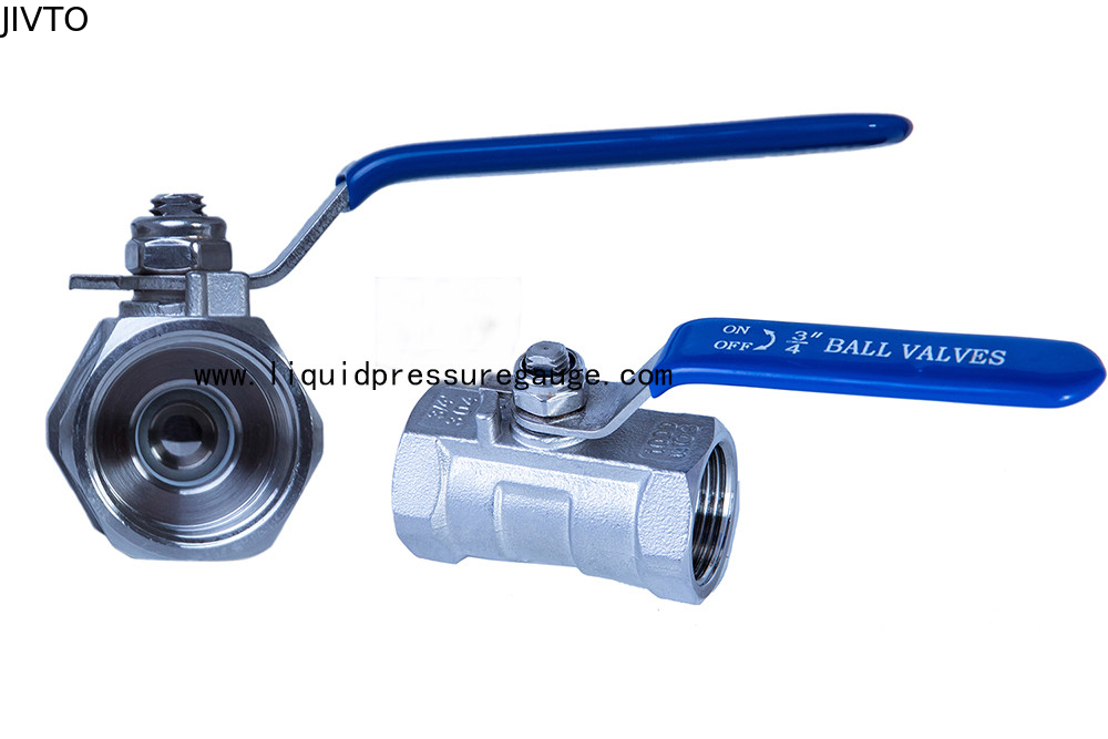 Industrial Instrument Manifold Valve 800psi 1PC Floating Ball Valve Standard Port