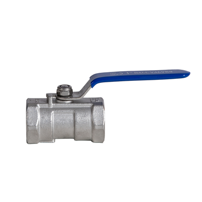 Katup bola stainless steel NPT, wanita ke wanita, 1 PC tipe katup port standar untuk air, minyak dan gas.