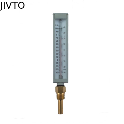 Industri Mercury 100MM 40C Termometer Kaca Industri 3/4 '' NPT