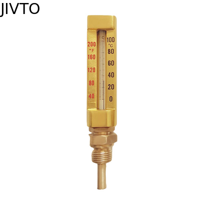 V Line 160MM 100 Deg Termometer Kaca Industri 3/4